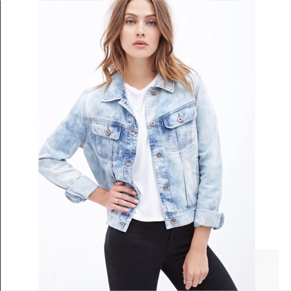 forever 21 denim jacket womens